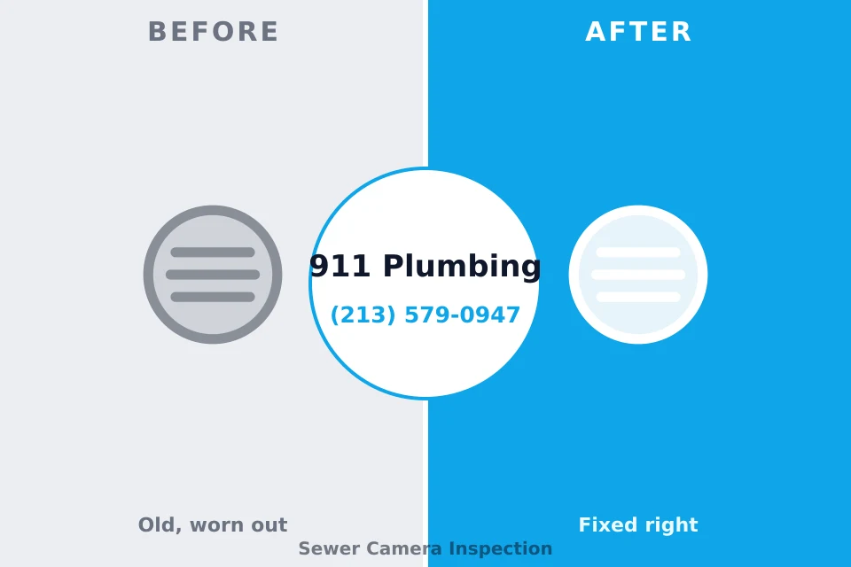 Before and after: plumbing company Hillsboro, TX